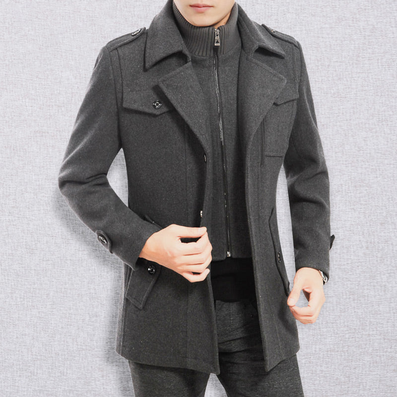 ⏳Time-Limited Special⏰Men's Business Tweed Coat🔥Free Shipping