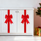 Large Christmas Cabinet Door Ribbon Bow