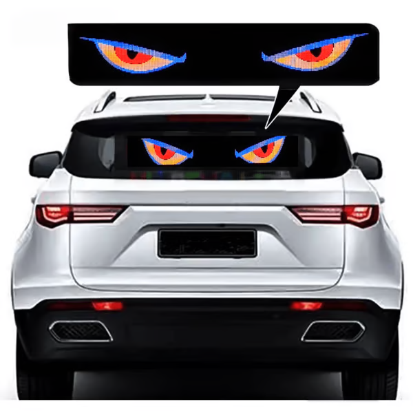 🔥Hot Sale 49% OFF🎁Colorful Eye Lamp Soft Screen for Car Windows