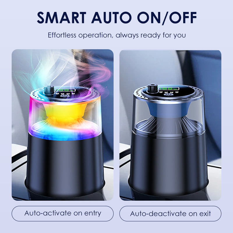 Smart Car Aroma Diffuser with Ambient Light