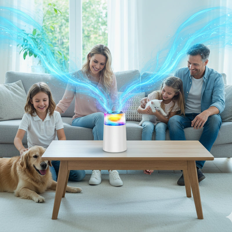 Smart Car Aroma Diffuser with Ambient Light