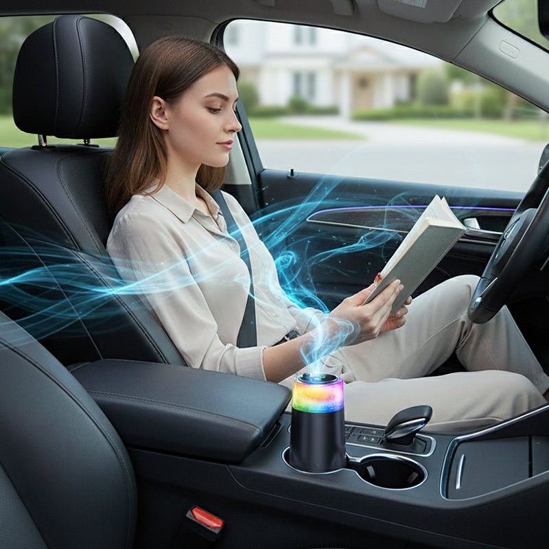 Smart Car Aroma Diffuser with Ambient Light