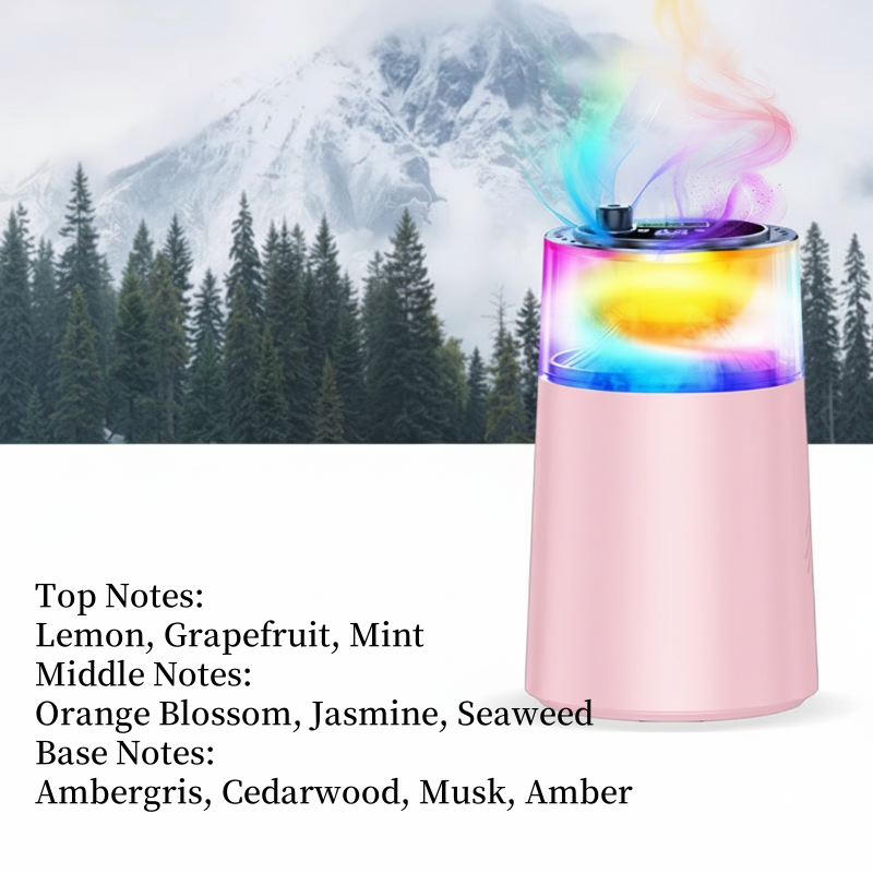 Smart Car Aroma Diffuser with Ambient Light
