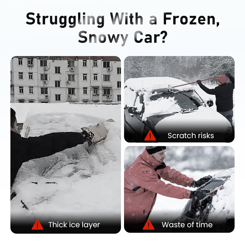 Detachable Telescopic Car Snow & Ice Scraper