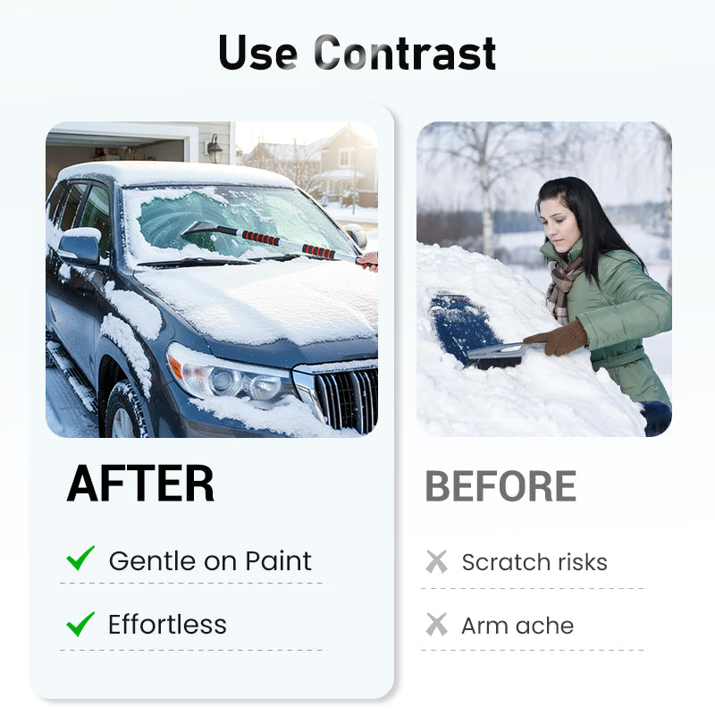 Detachable Telescopic Car Snow & Ice Scraper
