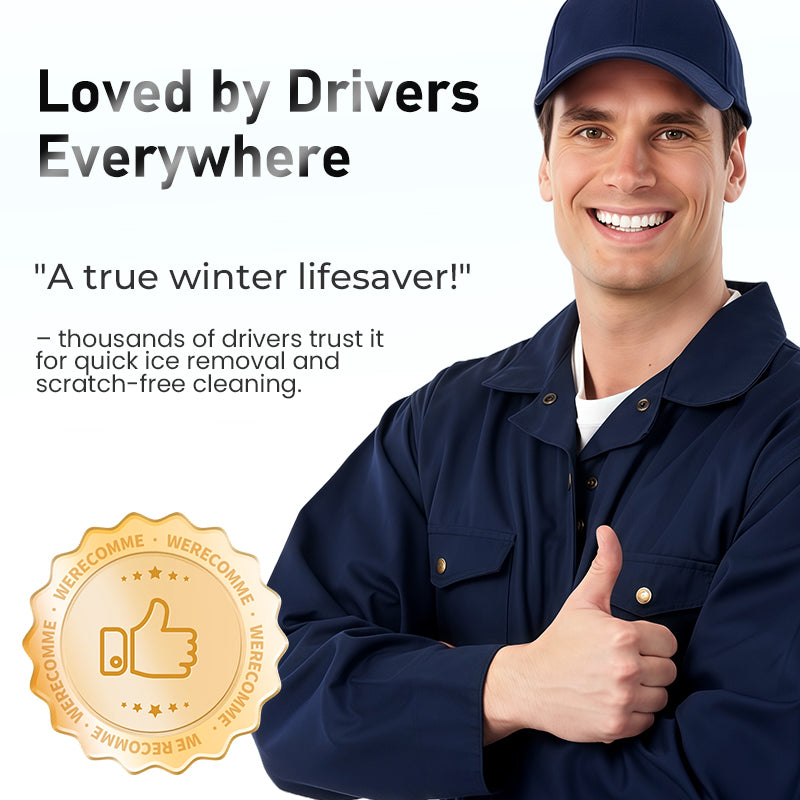 Detachable Telescopic Car Snow & Ice Scraper