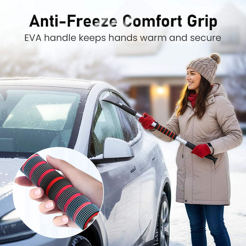 Detachable Telescopic Car Snow & Ice Scraper