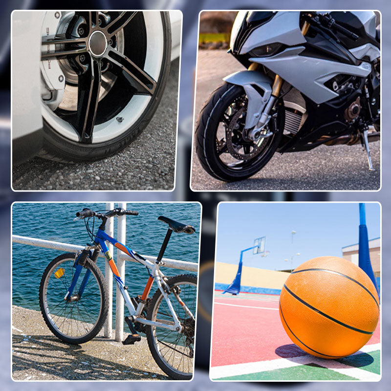 Multifunctional Portable Car Tire Inflator with Light