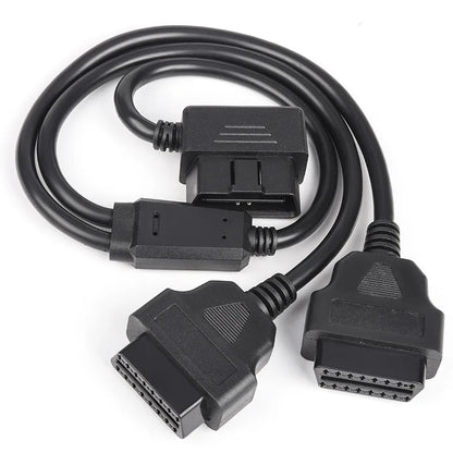 OBD2 Splitter 16-pin 60 cm - Male to Dual Female