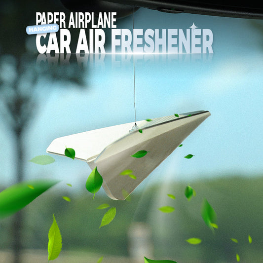 Paper Airplane Hanging Car Air Freshener