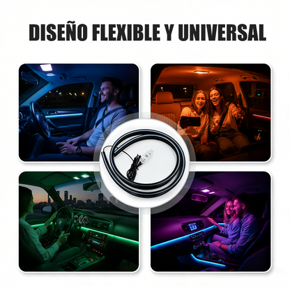 RGB LED Strip Light Kit for Car Dashboards