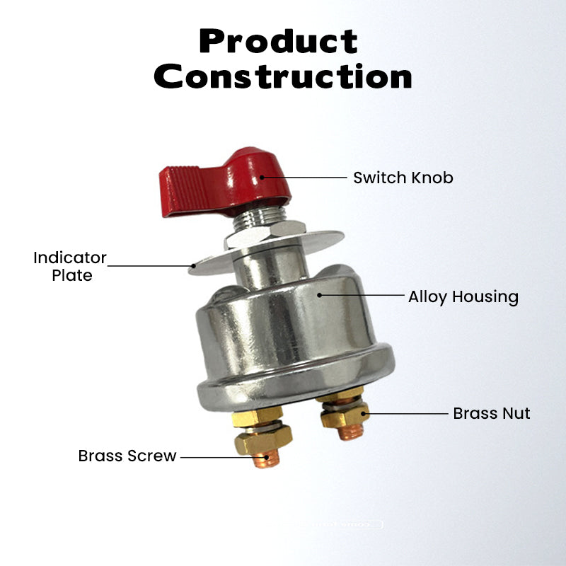 High Current Battery Disconnect Switch