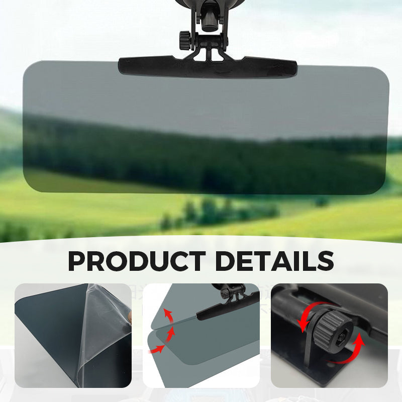 🔥LAST DAY SALE 60% OFF!!⚡🛻Adjustable Anti-Glare Sun Visor Extender with Suction Cup