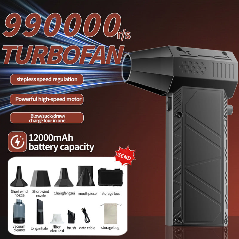 Cordless Electric Air Duster & Vacuum Cleaner