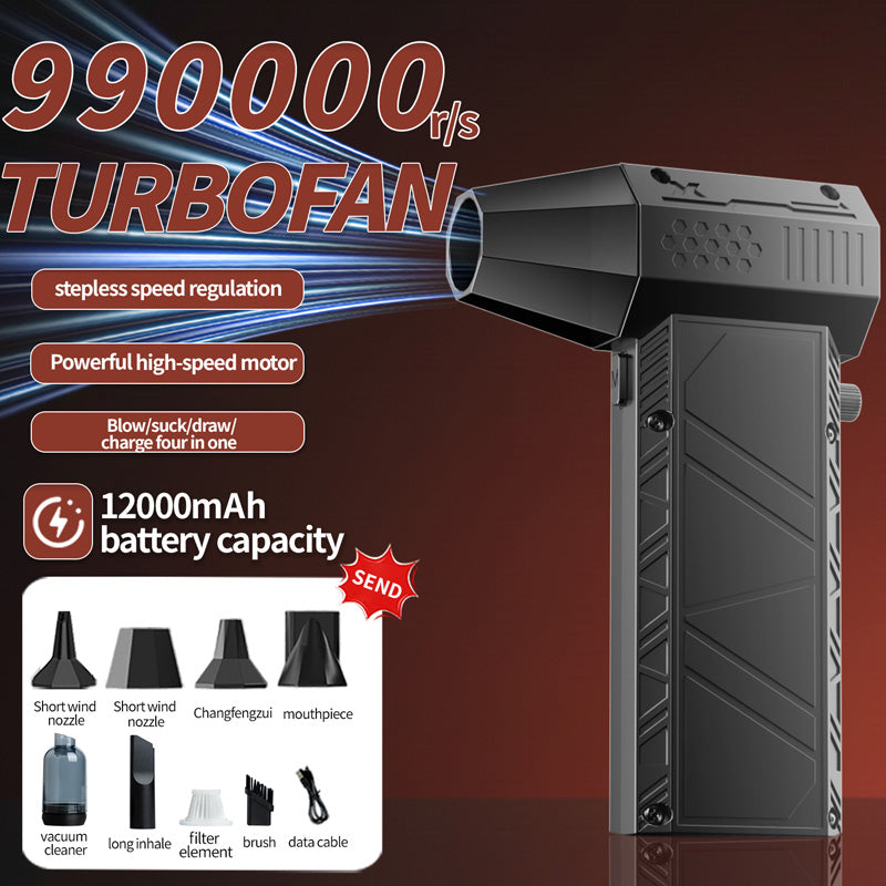 Cordless Electric Air Duster & Vacuum Cleaner
