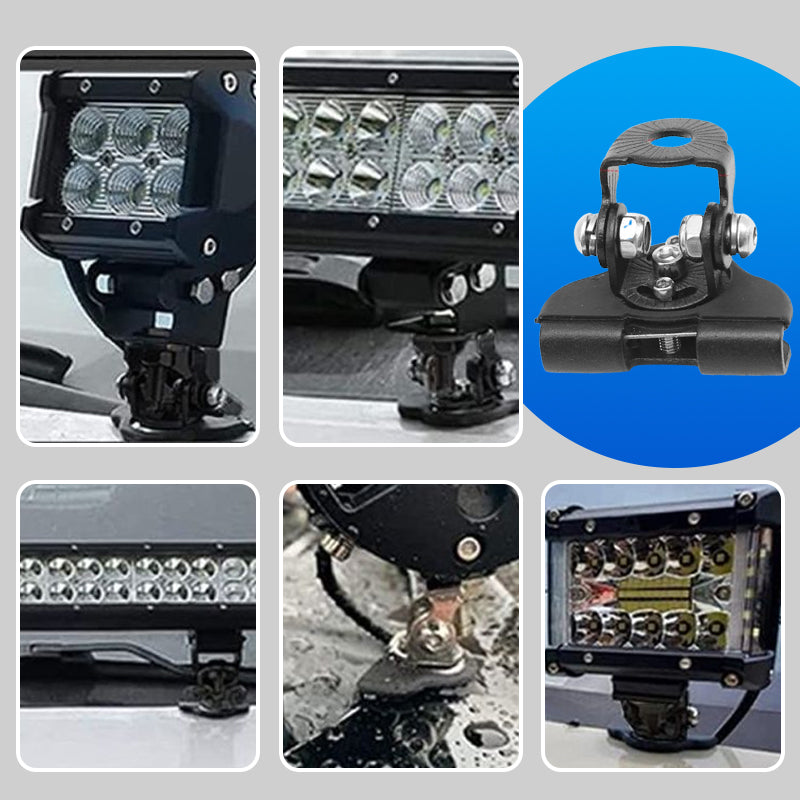 2PCS Universal LED Light Bar Mounting Brackets