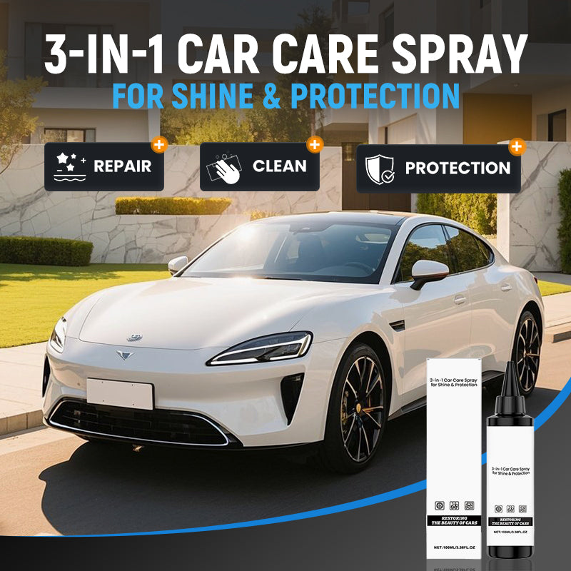 3-in-1 Car Care Spray for Shine & Protection