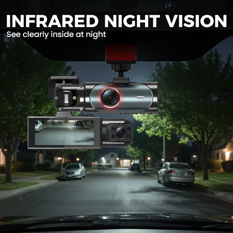 ✨🔥3-Channel 1080P Dash Cam📹