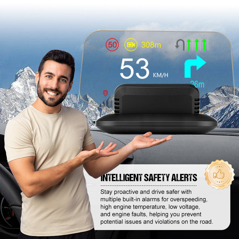 Smart HUD Head-Up Display for Cars