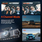🏆60% Off!🚗4-Channel HD Dashcam with Front Interior Rear Recording🎥