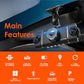 🏆60% Off!🚗4-Channel HD Dashcam with Front Interior Rear Recording🎥