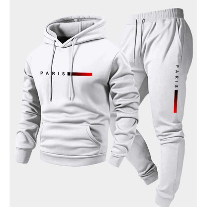 Men's Hooded Tracksuit Set