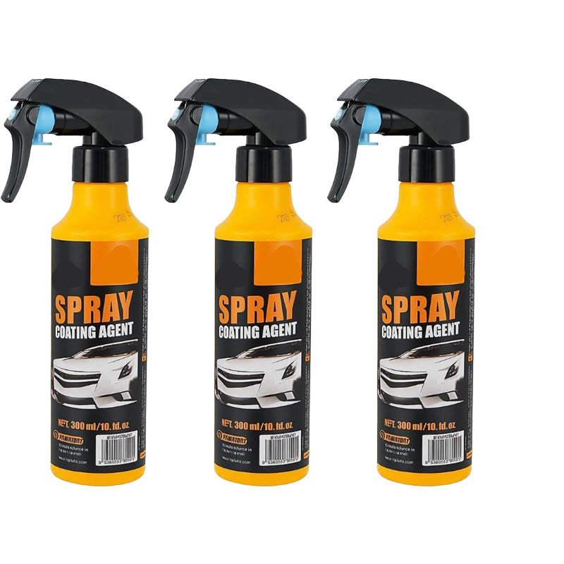 3‑in‑1 SiO₂ Ceramic Quick Coat Spray – Waterless Wash, Streak‑Free Gloss & Rain‑Beading Shield (UK)