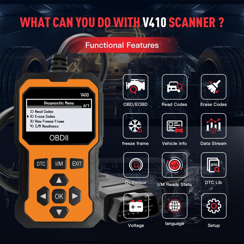 🔌 50% OFF! Professional OBD2 Scanner – Plug & play, reads & clears codes, live data. Perfect for beginners & pros! 🚗