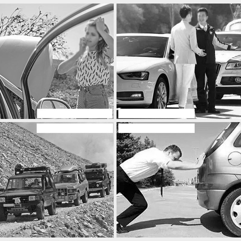 8-Ton Tow Rope with U-Shackle Hooks