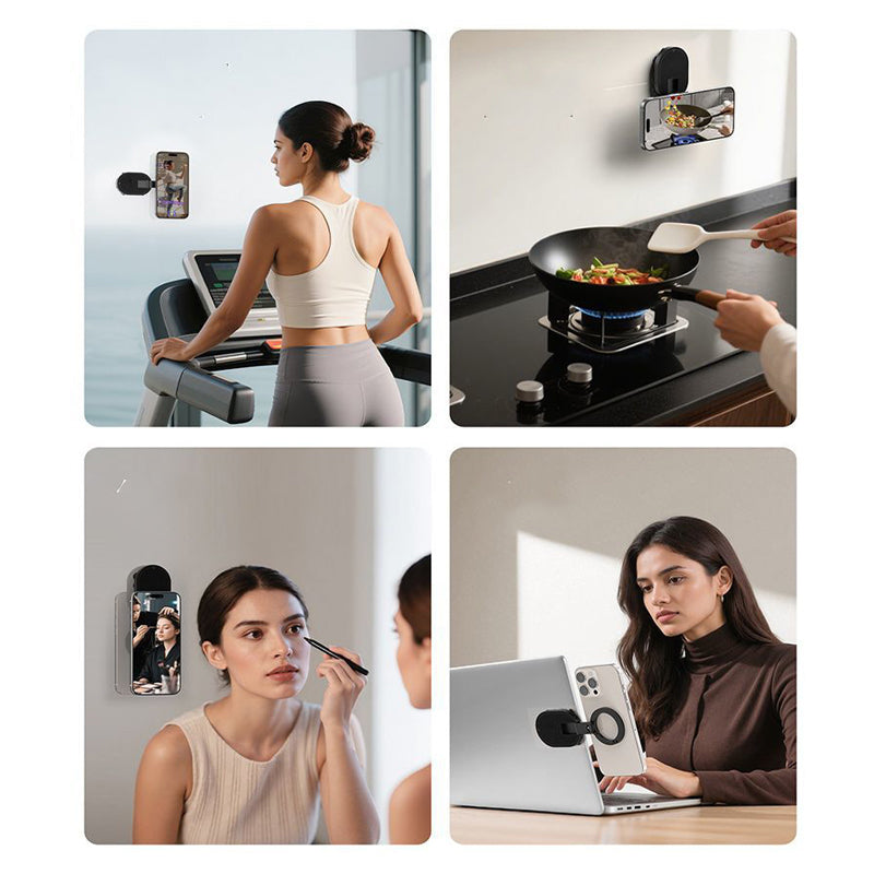 📱50% OFF NOW ! ✨Multi-Functional Magnetic & Suction Phone Stand – Foldable Adjustable Angle, Universal Desktop Wall Laptop Phone Holder Mount