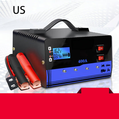 12V/24V Smart Car Battery Charger with Pulse Repair