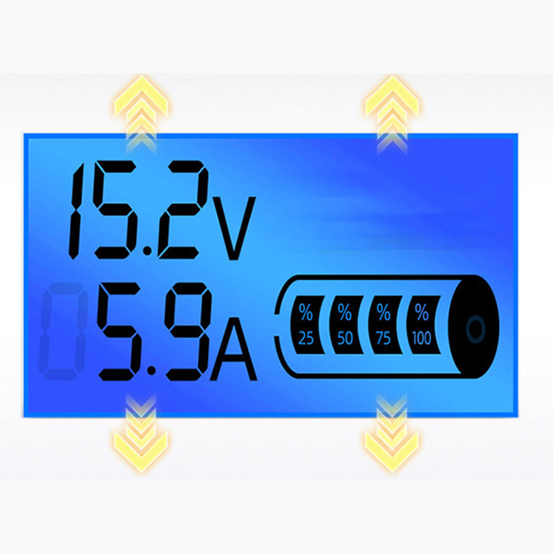 12V/24V Smart Car Battery Charger with Pulse Repair
