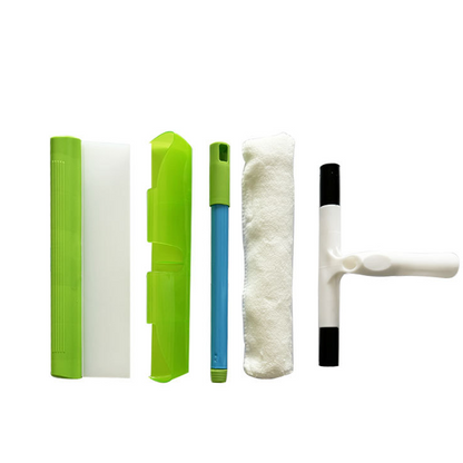 🔥60% OFF!🔥 Scratch-free & streak-free window scraper – 5-piece complete set for glass cleaning