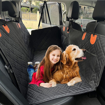 💎 50% OFF! 💎 Universal Fit Pet Car Seat Cover – Waterproof, 4-Layer Scratch-Resistant & Non-Slip for Dogs & Cats 🐾🚗