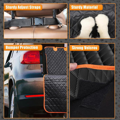 💎 50% OFF! 💎 Universal Fit Pet Car Seat Cover – Waterproof, 4-Layer Scratch-Resistant & Non-Slip for Dogs & Cats 🐾🚗
