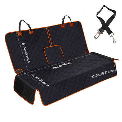 💎 50% OFF! 💎 Universal Fit Pet Car Seat Cover – Waterproof, 4-Layer Scratch-Resistant & Non-Slip for Dogs & Cats 🐾🚗