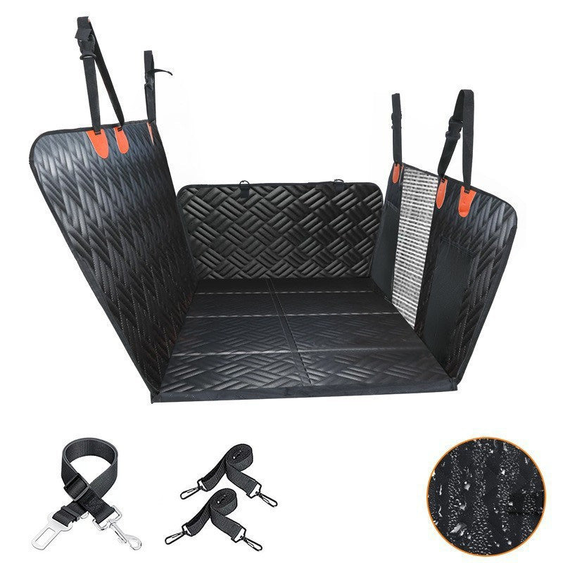 💎 50% OFF! 💎 Universal Fit Pet Car Seat Cover – Waterproof, 4-Layer Scratch-Resistant & Non-Slip for Dogs & Cats 🐾🚗