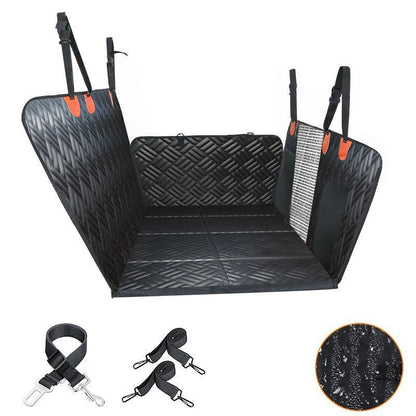 💎 50% OFF! 💎 Universal Fit Pet Car Seat Cover – Waterproof, 4-Layer Scratch-Resistant & Non-Slip for Dogs & Cats 🐾🚗