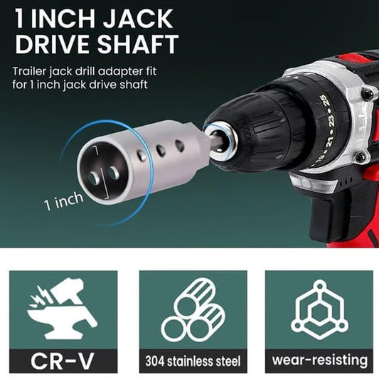 Scissor Jack Drill Adapter Set