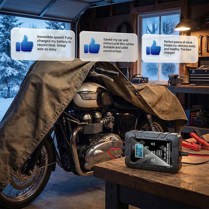 ⚡ 1.5A 6V/12V Automatic Battery Charger – Fast, Safe & Reliable Charging 🔋✨