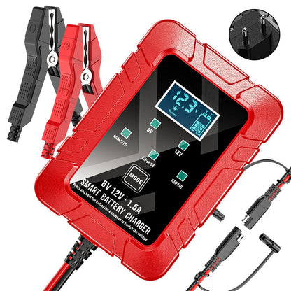 ⚡ 1.5A 6V/12V Automatic Battery Charger – Fast, Safe & Reliable Charging 🔋✨