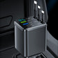 🔋 50% OFF NOW! 🚗 Fast Charging 7-in-1 Retractable Fast Car Charger with Voltage Display – USB-C For Android&Lighting For APPLE