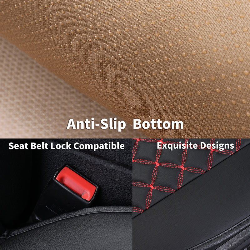 🔥2026 New Arrival🔥Sleek PU Leather Car Seat Cushion – All-Season Protection & Stylish Upgrade