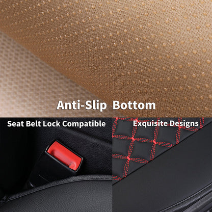 🔥2026 New Arrival🔥Sleek PU Leather Car Seat Cushion – All-Season Protection & Stylish Upgrade