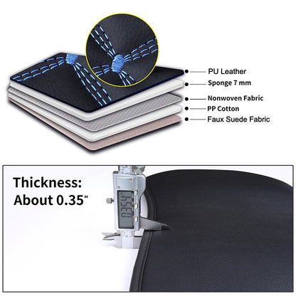 🔥2026 New Arrival🔥Sleek PU Leather Car Seat Cushion – All-Season Protection & Stylish Upgrade