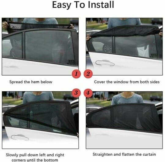 🚗 LIMITED-TIME 50% OFF!⏳Car Window Screens –Anti-Mosquito – Breathable & UV-Protective – Easy Installation