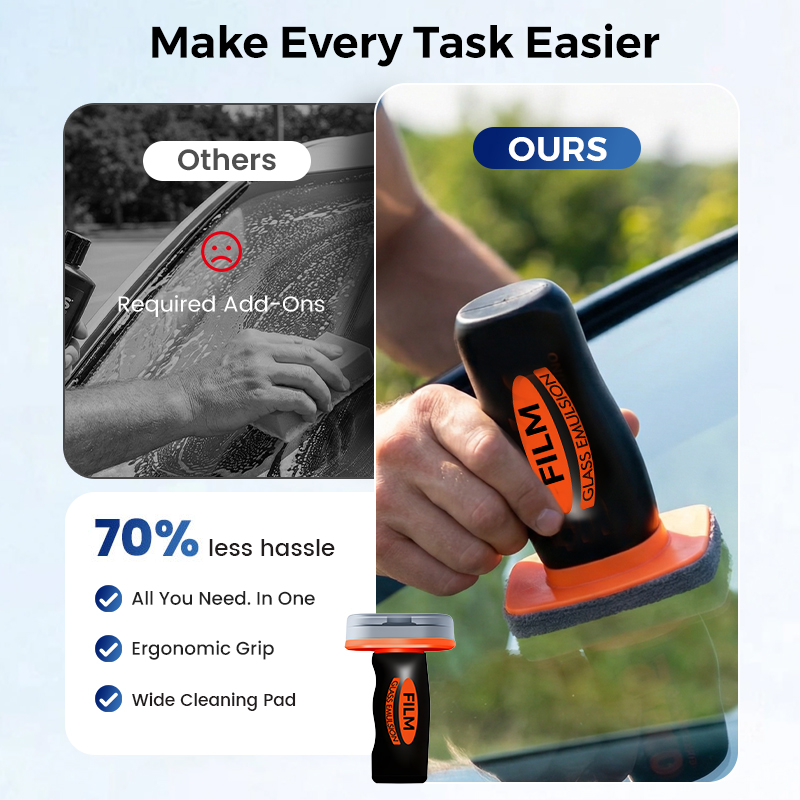 🔥 Auto Glass Side Window Oil Film Removal Cleaner