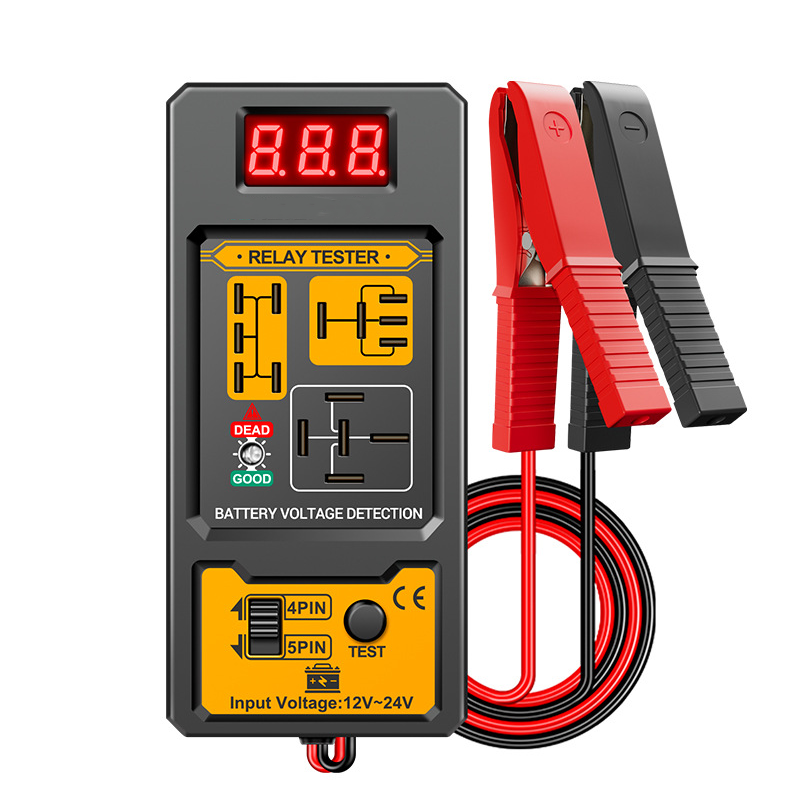 🥳2026 HOT SALE🥳💞50K+ SOLD!💥🔧⚡ 50% OFF! Automotive Relay Voltage Tester – Instant digital readout, compatible with 4/5-pin relays. Industrial silicone clips ensure safe, stable connection. A must-have for DIY diagnostics. 🛠️✅