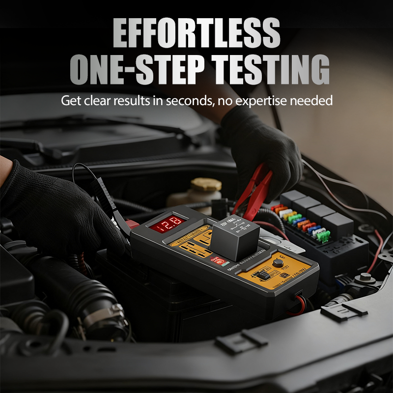 🥳2026 HOT SALE🥳💞50K+ SOLD!💥🔧⚡ 50% OFF! Automotive Relay Voltage Tester – Instant digital readout, compatible with 4/5-pin relays. Industrial silicone clips ensure safe, stable connection. A must-have for DIY diagnostics. 🛠️✅