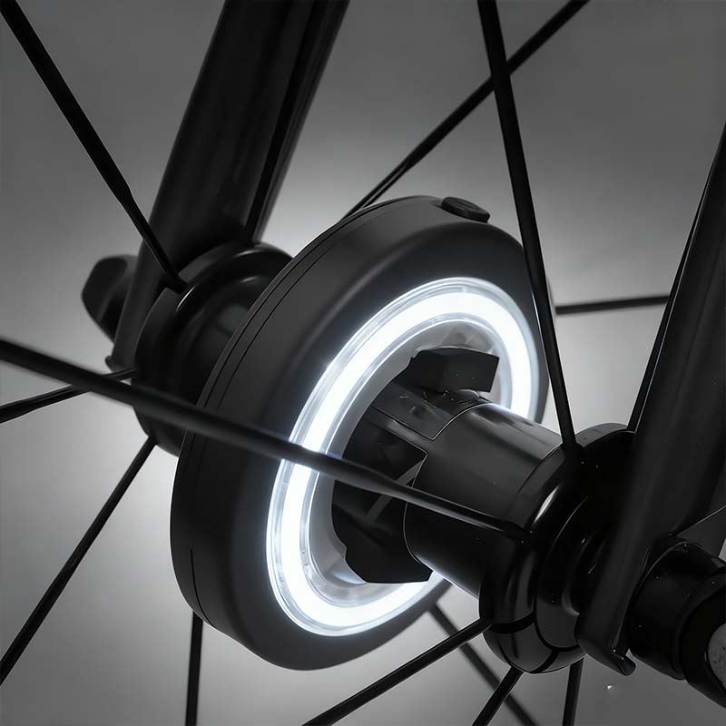 LED Cycling Wheel Hub Light for Night Riding